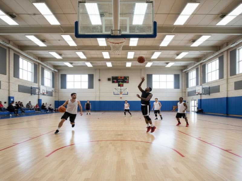 abperlende Wassertropfen auf der Oberfläche von spc-Vinylplanken während des Wasserdichtigkeitstests